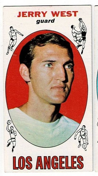 1969 Topps Basketball #90 Jerry West - Los Angeles Lakers